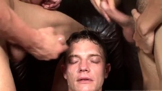 Of guys cumshots in glass gay xxx He eaten nuts while