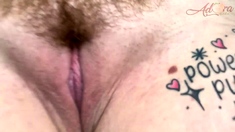 Close Up Hairy Pussy Pounded