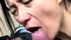 VERY Deep Throat Swallow Cum Oral Blowjob Amateur Gonzo POV