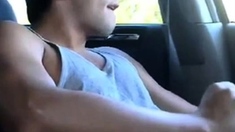 Str8 Hot Young Jock Jerks In His Car